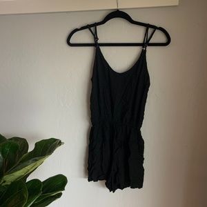 Black romper.